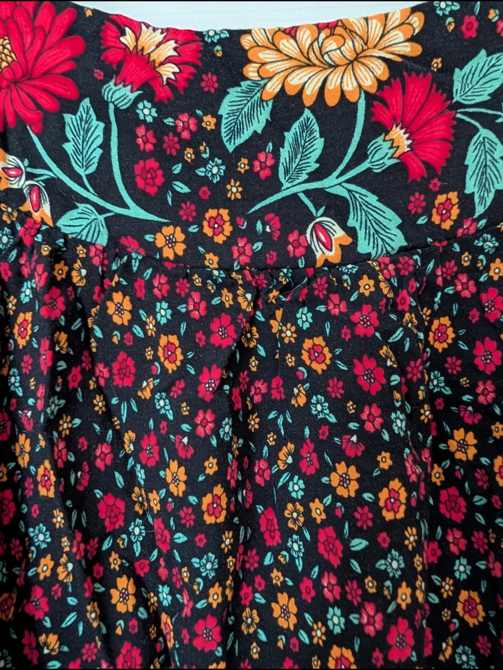 Ekouaer Colorful Floral Maxi Dress Muumuu with Pockets 2XL - Picture 8 of 9